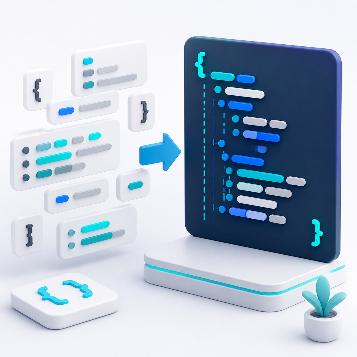 JSON 格式化工具示意圖