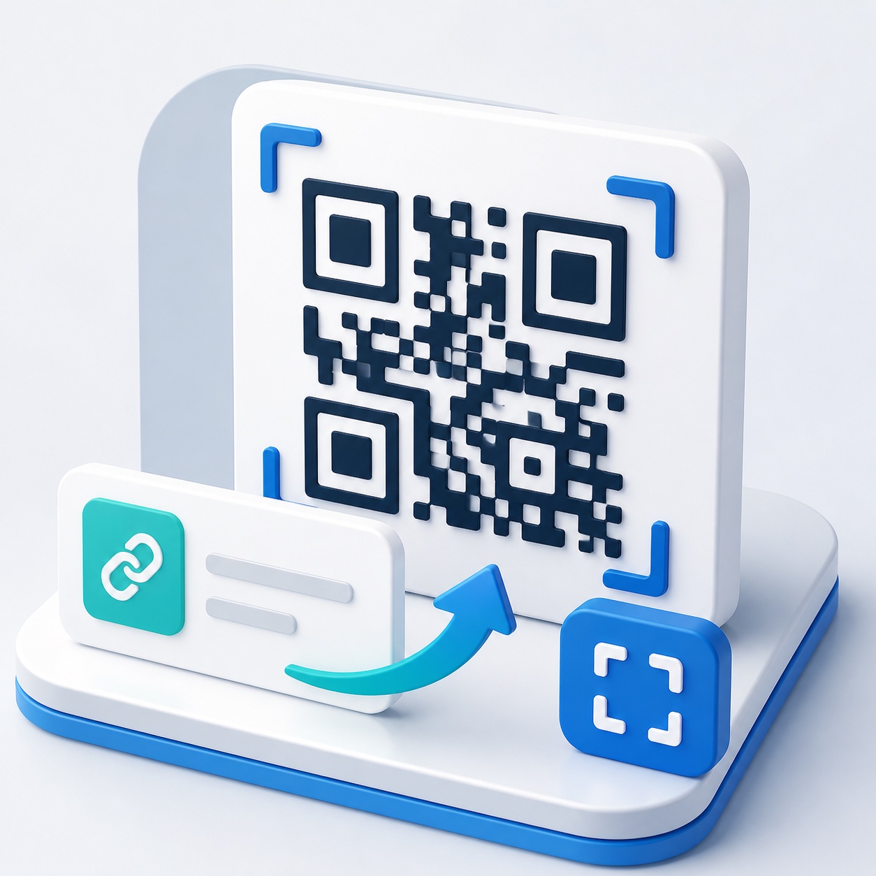 QR Code 產生器示意圖